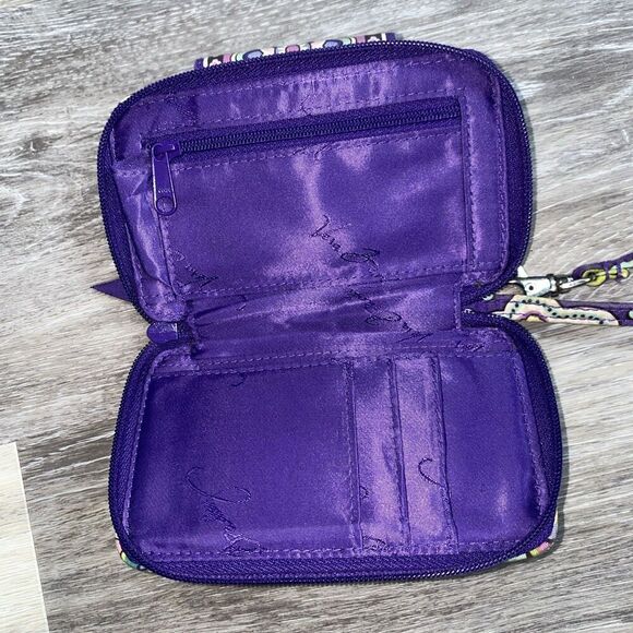 Authentic Vera Bradley All In One Wristlet Heather Retired - Picture 9 of 9